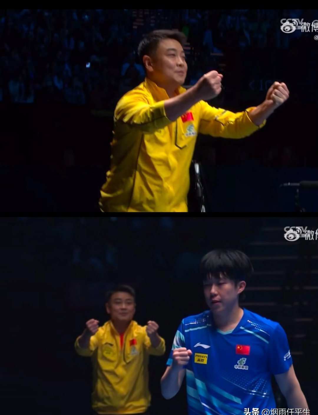 韩国乒乓球队强势法国乒乓球队，王皓送出助攻